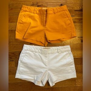 Michael Kors set of 2: Marigold and White Shorts
